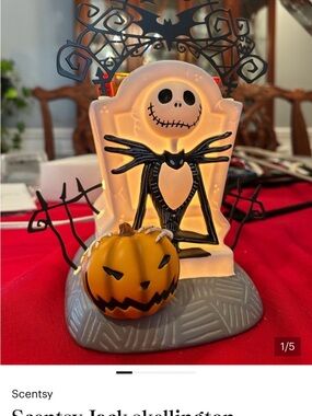Scentsy Jack Skellington new wax warmer